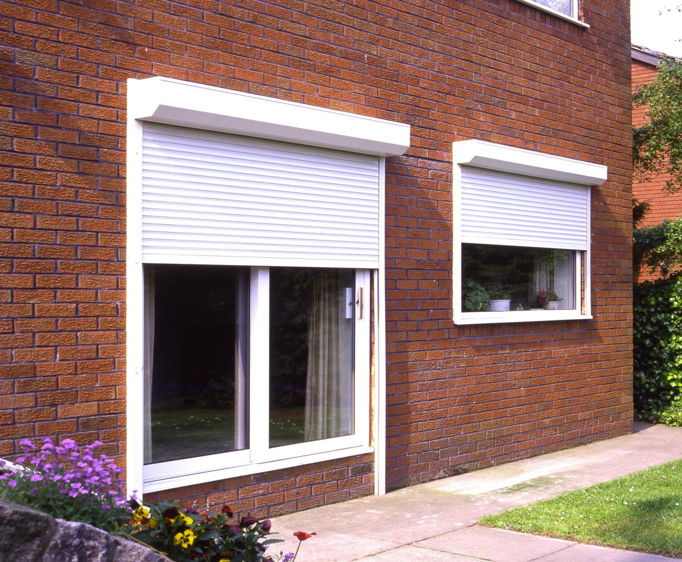 Aluminium shutters · house